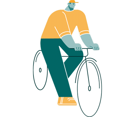 Illustration d'un vélo pour le prix de l'autopartage entre particuliers